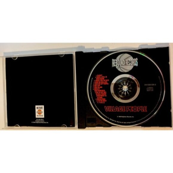 Rare Live & Sleazy CD By The Village People May-1994 Rebound Records RARE - Picture 2 of 3